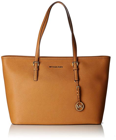 michael kors jet set saffiano leather extra small travel tote|Michael Kors saffiano leather bag.